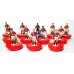 Subbuteo Andrew Table Soccer Milan with Stars edition on Classic Hasbro bases